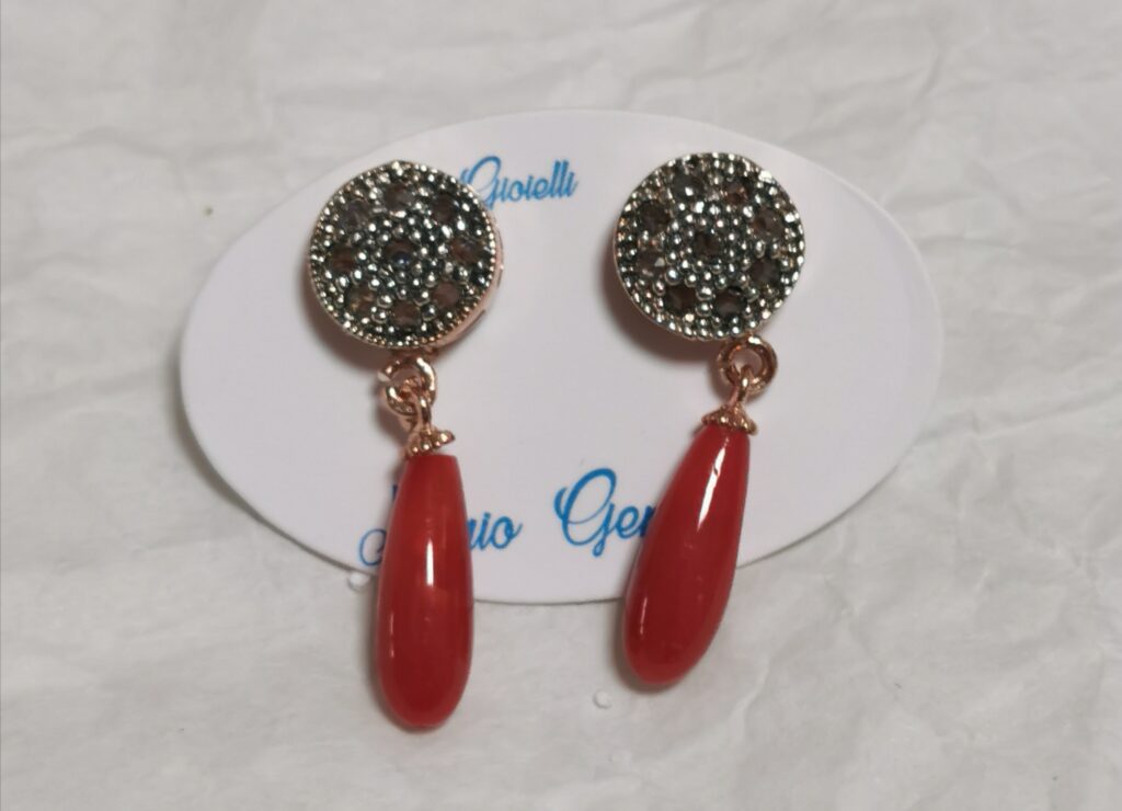 Orecchini "Toppe" mini e pendente