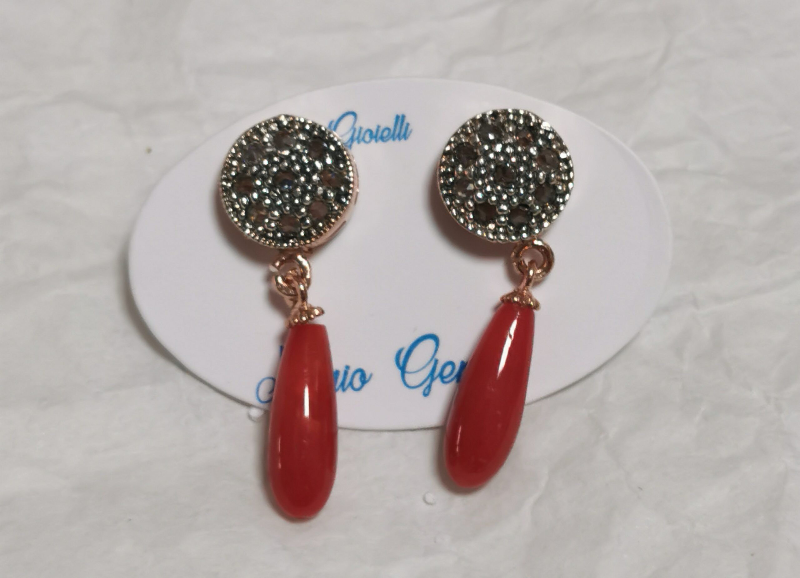 Orecchini "Toppe" mini e pendente