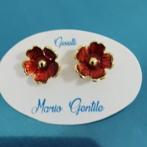 Orecchini fiori smaltati